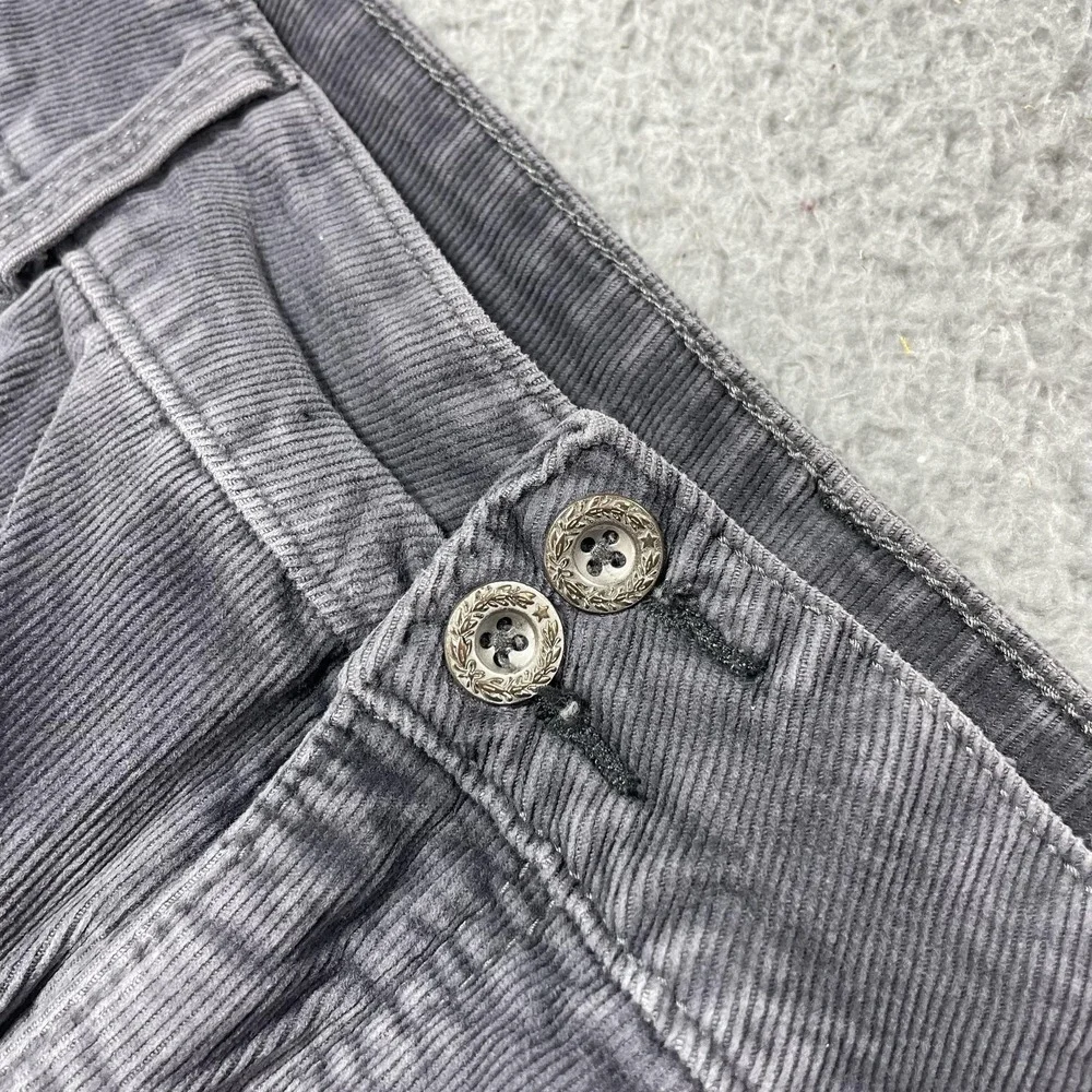 Levis Corduroy Pants Womens 10 Gray‎ 560 Slender Boot Cut Stretch Jeans Casual